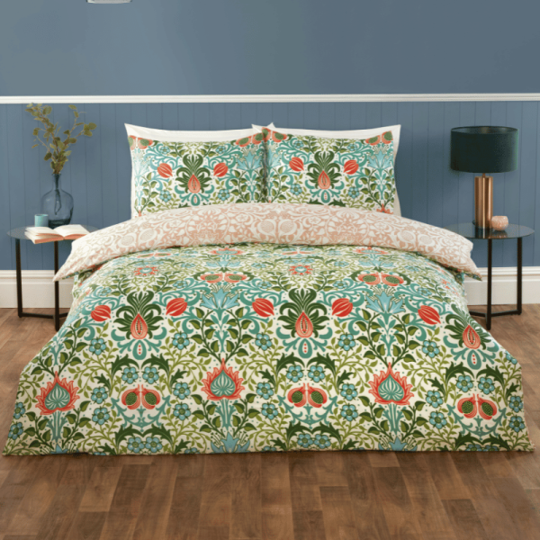 Luxury So Soft Easy Care Duvet Set Heritage Flora Multi